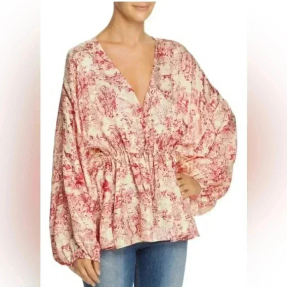 - Elizabeth and James Angela Toile silk blouse- XS - Picture 3 of 10